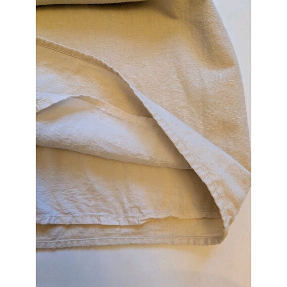 TULAROSA Floral Linen Blend Mini Dress Sz XS Peasant Cottage Boho Chic Coquette - Picture 9 of 14